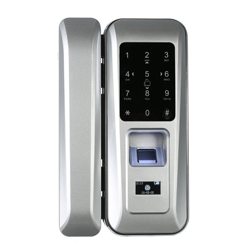 Single Open Door Fingerprint Lock Fingerprint & Touchscreen Smart Lock Digital Glass Door Lock