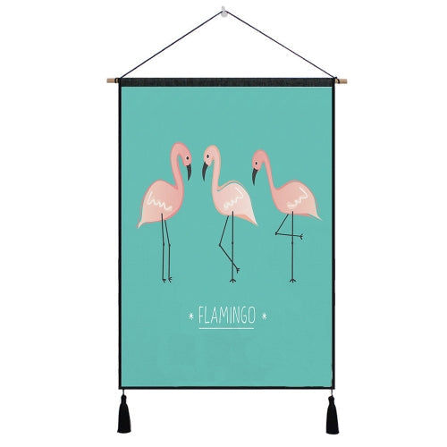 Flamingo Tapestry Wall Art Tapestries Tropical Home Decorative Door Curtain Living Room Bedspread Sheet Table Cloth Hanging Blanket Carpet 1#