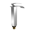 Deck Mounted Square Vessel Bathroom Basin Water Faucet Hot and Cold Crane Basin Tap Waterfall Faucets