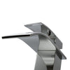 Deck Mounted Square Vessel Bathroom Basin Water Faucet Hot and Cold Crane Basin Tap Waterfall Faucets