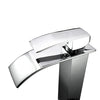 Deck Mounted Square Vessel Bathroom Basin Water Faucet Hot and Cold Crane Basin Tap Waterfall Faucets