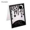 1PCS Decorative Frame Embossing Folder Plastic Template Textured Impressions for Scrapbooking Photo Card Craft Making Cake Decoration