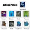 Simulation 3D Colourful Animals Waterproof Shower Curtain Drapes of Bathroom Toilet with Hooks