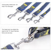 3pcs/Set Denim Heavy Duty Pet Dog Collar Leash