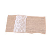 Natural Burlap Lace Tableware Bags Utensil Holders Knifes Forks Bag Party Bridal Shower Wedding Cutlery Pouch