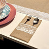 Natural Burlap Lace Tableware Bags Utensil Holders Knifes Forks Bag Party Bridal Shower Wedding Cutlery Pouch