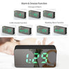 Digital Colorful RGB LED Mirror Alarm Clock