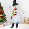 Adults Snowman Inflatable Costume Prop Blow Up Inflatable Fancy Dress