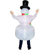 Adults Snowman Inflatable Costume Prop Blow Up Inflatable Fancy Dress