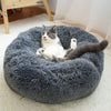 Blusea Soft Plush Round Pet Bed