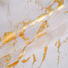 Sheer Curtains Marble Print Window Screen Curtains