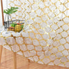 Sheer Curtains Lantern Print Window Screen Curtains