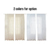 Sheer Curtains Lantern Print Window Screen Curtains