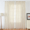 Sheer Curtains Lantern Print Window Screen Curtains