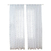 Sheer Curtains Lantern Print Window Screen Curtains