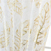 Sheer Curtains Feather Print Window Screen Curtains