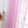 Sheer Curtains Little Star Print Window Screen Curtains