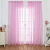 Sheer Curtains Little Star Print Window Screen Curtains