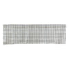 Valance Grid Stripe Style Blackout Window Curtain