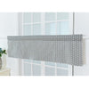 Valance Grid Stripe Style Blackout Window Curtain