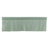 Valance Grid Stripe Style Blackout Window Curtain