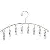 Clothes Hanger 6 Clips Stainless Steel