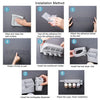 Multi-functional Wall-mounted Toothbrush Holder