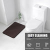 Bath Mat Toilet Rug Memory Foam Soft Flannel Floor Rug