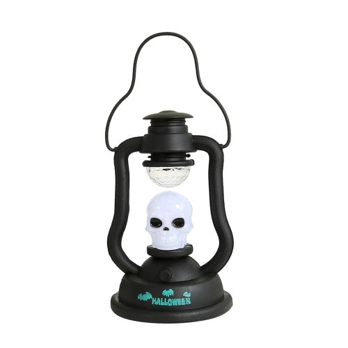 Hallo-ween Pum-pkin Lantern Batt-ery Operated Light-Up Pum-pkin Themed Lamp Scary Light Up Lantern for Hallo-ween Party Decoration