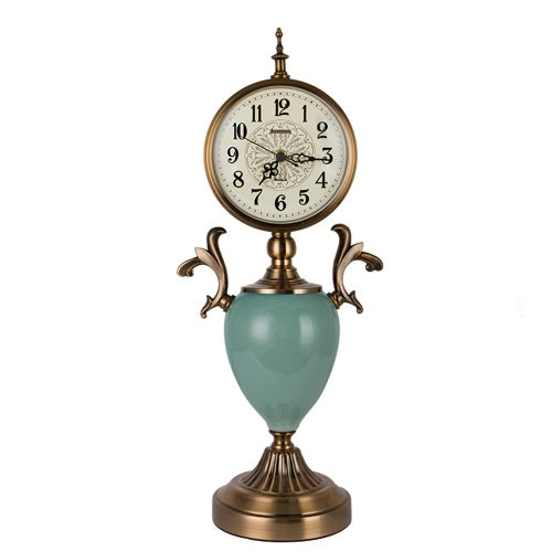 6803-1Table Clock Decorative Retro Metal European