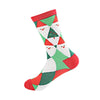 Christmas Cotton Socks Santa Snowman Snowflake Sock for Mens and Women