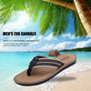 Men's Sandals Flip-Flop Slipper Shoes Anti-Slip EVA Flip Flops Flat Shoes with Comfortable Footbed for Outdoor Indoor Home Beach Sea