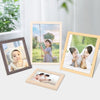 8 Inch Wooden Picture Frame Natural Eco Wood Photo Frame with High Definition Acrylic for Wall Hanging and Tabletop Photo Display