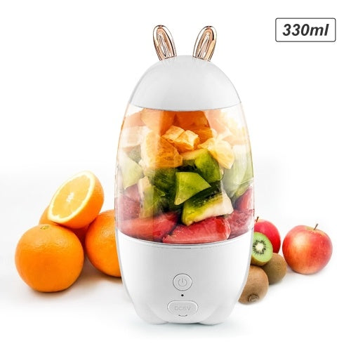 330mL Portable Juicer Electric Mixer Cup USB Rechargeable Mini Smoothie Blender Shakes