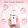 Nano Facial Mister 30mL Face Humidifier Portable Cool Mist Facial Steamer SPA Moisturizing Hydrating Face Sprayer USB Rechargeable Handy Mist Sprayer