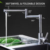 360 Degree Swivel Kitchen Faucets Foldable Single Handle Bathroom Sink Faucets