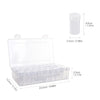 Clear Plastic Bead Storage Containers Set