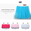 Handmade Tulle Table Skirt Tablecloth Decorative Tableware Cloth