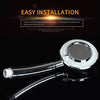 3 Spray Settings Shower Head Water Saving High Pressure Handheld Showerhead