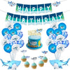 Baby Shark Party Supplies Birthday Baby Happy Birthday Banner Shark Balloons