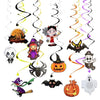 Halloween Balloon Decorations Set Hanging Happy Halloween Banner