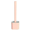 Silicone Toilet Brush with Base Toilet Cleaning Set Bathroom Accessories