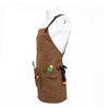 Garden Tool Apron Canvas Adjustable Waist Tool Apron