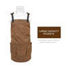 Garden Tool Apron Canvas Adjustable Waist Tool Apron