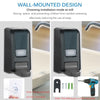 Decdeal 1000mL Wall-mounted Manual Soap Dispenser