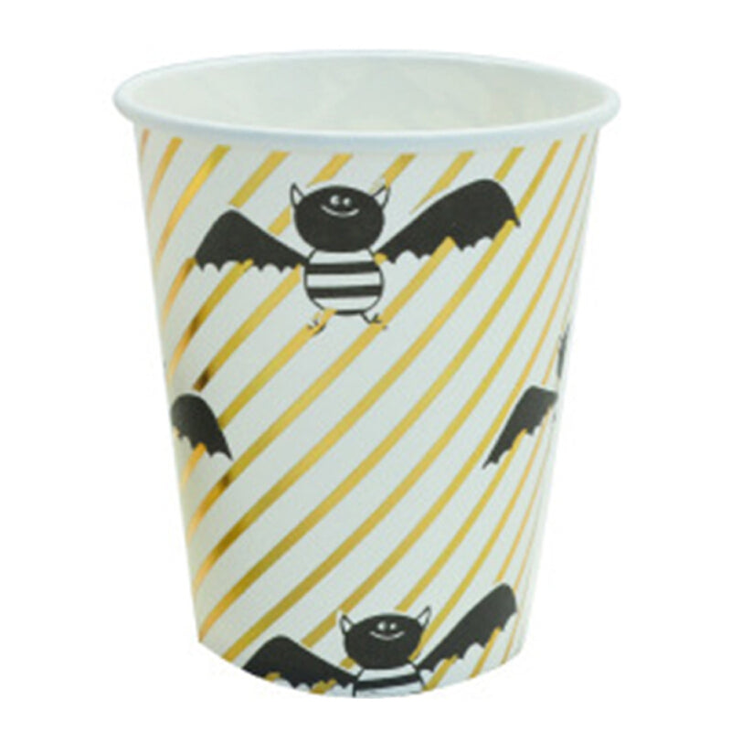 Halloween Bat Cups - Yellow