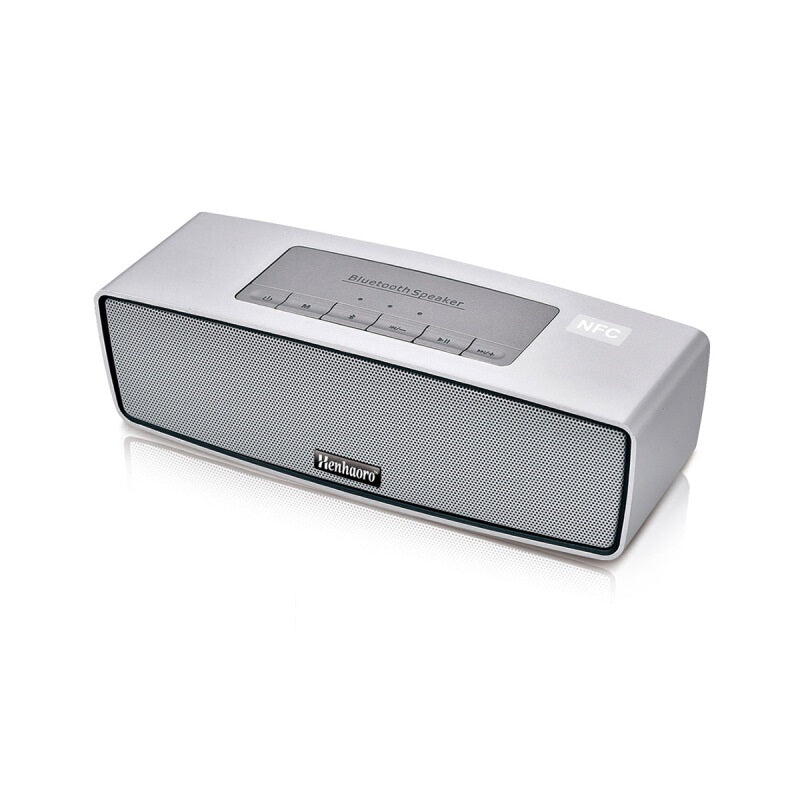 Henhaoro Mini NFC Bluetooth Speaker - Silver