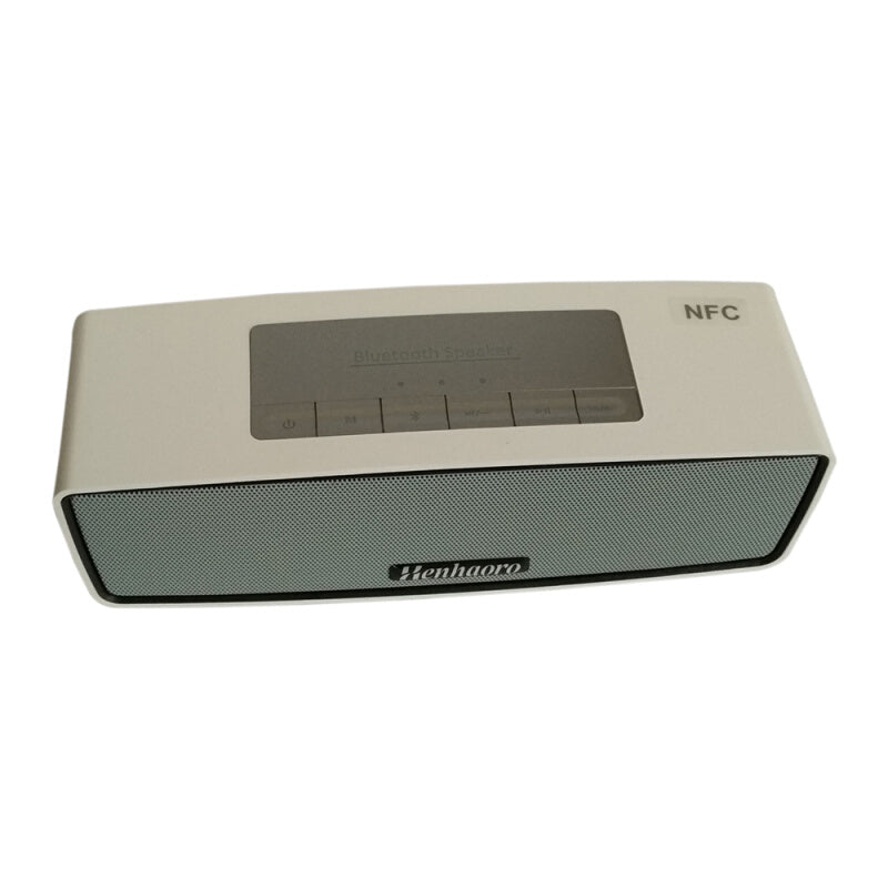 Henhaoro Premium Mini NFC Bluetooth Speaker - White