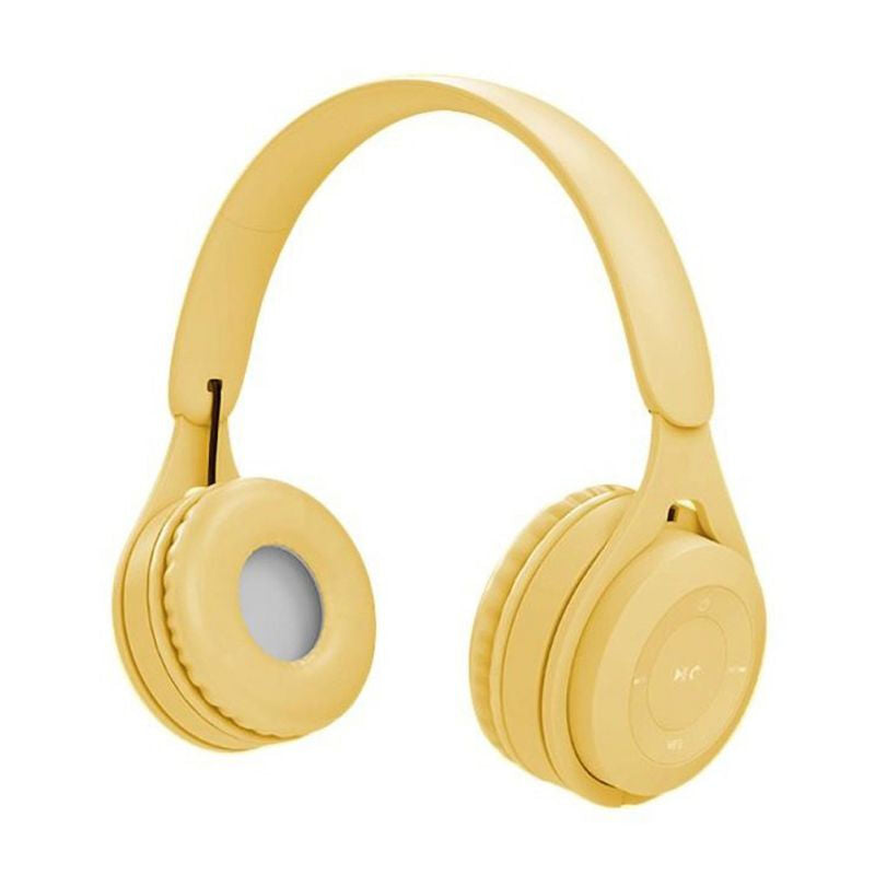 Hifi Premium Wireless Bluetooth Headphones - Yellow