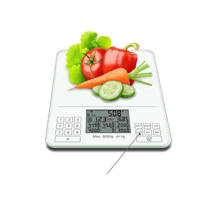 High Precision Smart Digital Food Scale - White